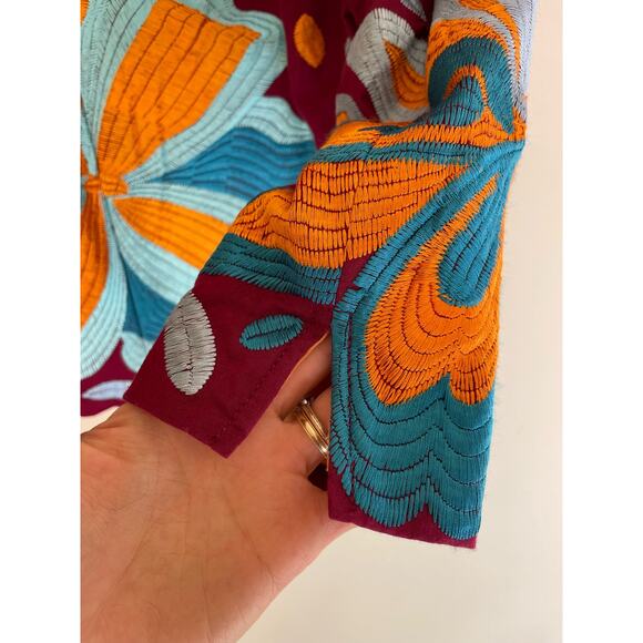 Anthropologie Floral Embroidered Jacket - Picture 8 of 8